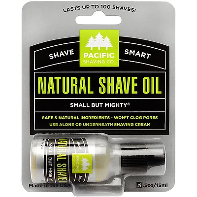Pacific Shaving Company Natural Natural Shaving Oil - 15ml