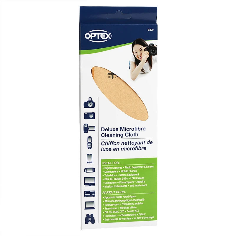 Optex Deluxe Microfibre Cleaning Cloth B200 - lens cleaning kit