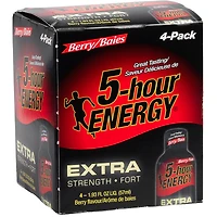 5-Hour Energy Shot Extra Strength - Berry - 4 x 57ml