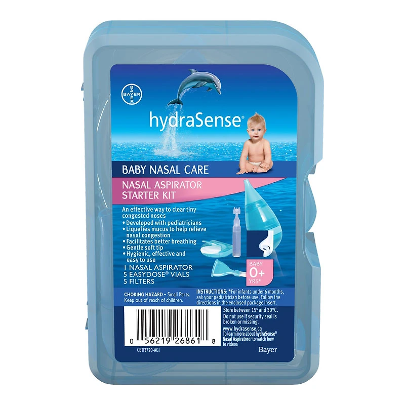 hydraSense Nasal Aspirator Starter Kit - 5's