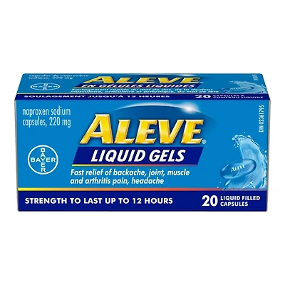 Aleve Liquid Gels - 220mg - 20s