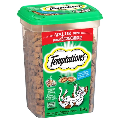 Whiskas Temptations Cat Treats - Seafood Medley - 454g