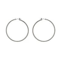 Nine West Large Basic Hoop Earrings
