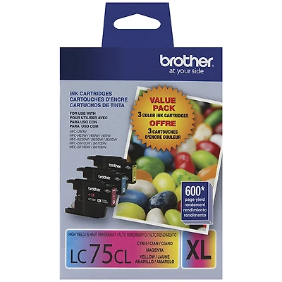 Brother LC753PKS High Yield Ink Cartridges - Multi - 3 pack