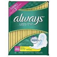 Always Ultra Thin Pads - Regular - 46's