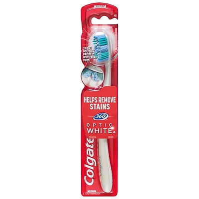 Colgate Optic White Toothbrush - Medium