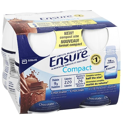 Ensure Compact Chocolate - 4 x 118ml