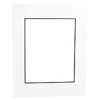 Tempo 16x20 Photo Mat with 11x14 Opening - White/Black