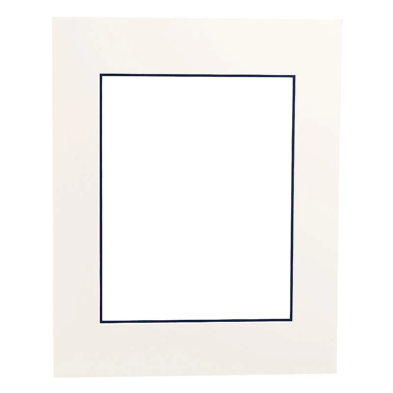 Tempo 16x20 Photo Mat with 11x14 Opening - Chantilly/Mid-Blue