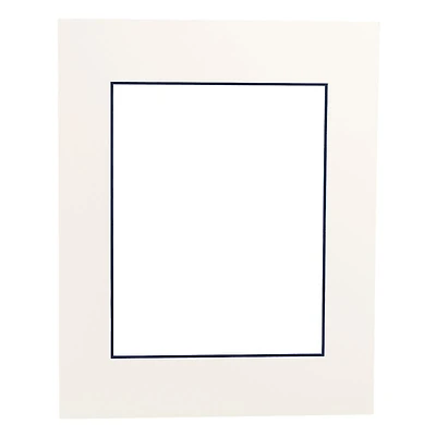Tempo 16x20 Photo Mat with 11x14 Opening - Chantilly/Mid-Blue