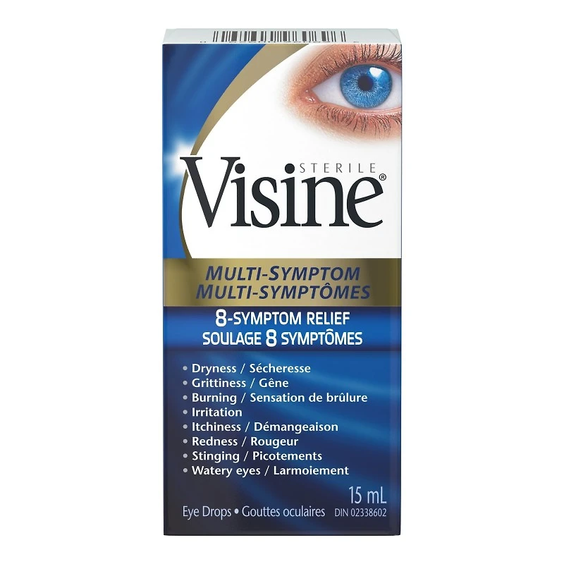 Visine Multi-Symptom Eye Drops - 15ml