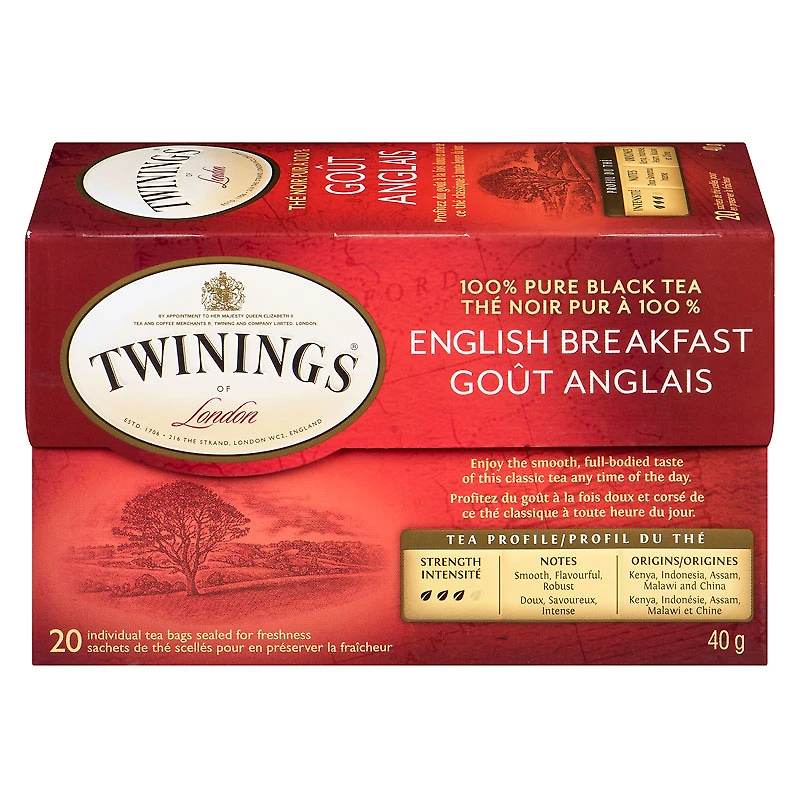 Twinings Tea - English Breakfast - 20s