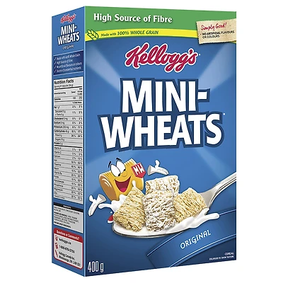 Kelloggs Mini Wheats Original Frosted Cereal - 400g