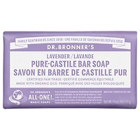 Dr. Bronner's Pure-Castile Bar Soap - Lavender - 140g