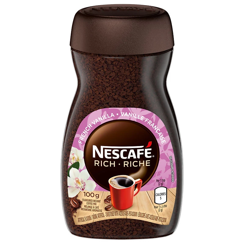Nescafe Rich Instant Coffee - French Vanilla - 100g