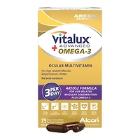 Vitalux Advanced + Omega-3 Capsules - 75s