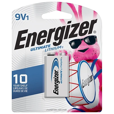 Energizer Ultimate Lithium 9V Battery - L522BP