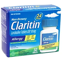 Claritin Non-Drowsy 24 Hour Allergy - 10mg - 50 Tablets