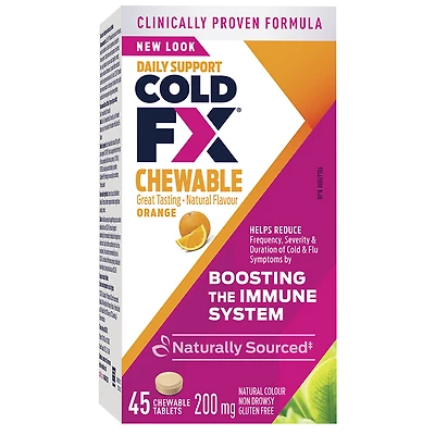 Cold-FX Chewable - Orange - 45s