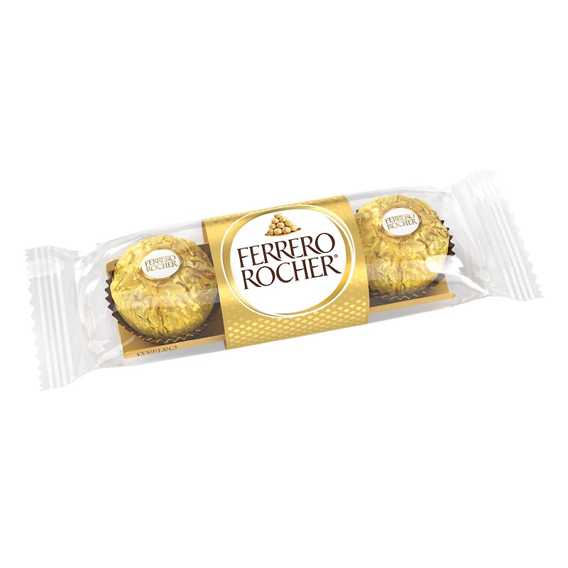 Ferrero Rocher Fine Hazelnut Milk Chocolate - 3's/37.5g
