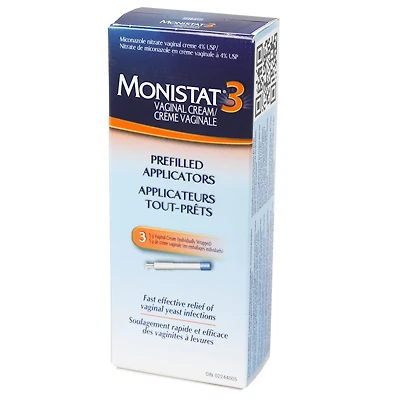 Monistat 3-Day Treatment Combination Pack Cream - 3x5g