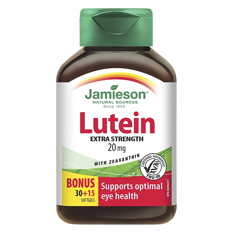 Jamieson Extra Strength Lutein - 20 mg - 30s