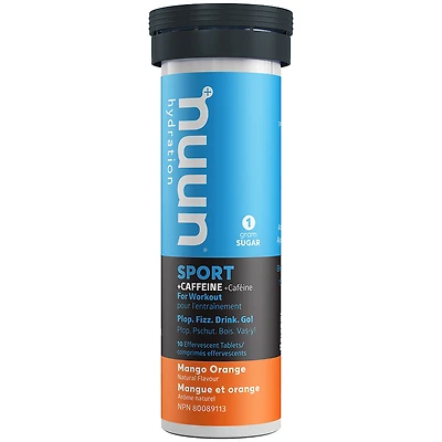Nuun Hydration Sport Electrolyte Supplement - Mango Orange - 10s
