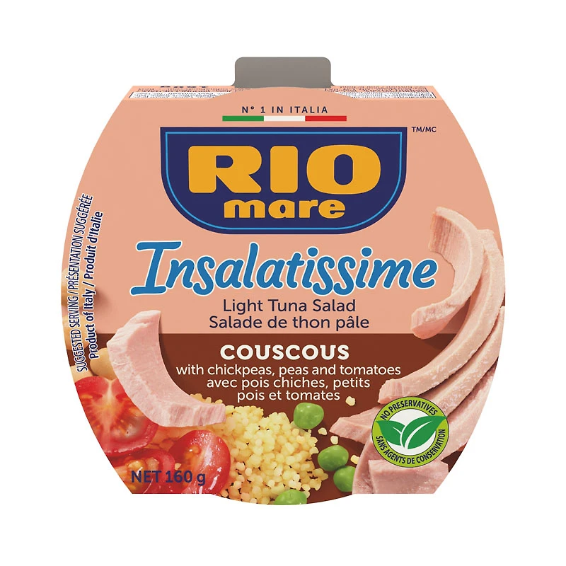 Rio Mare Insalatissime Cous Cous and Light Tuna Salad - 160g