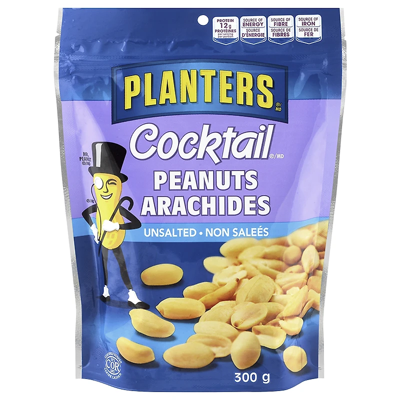 Planters Peanuts Cocktail - Unsalted - 300g