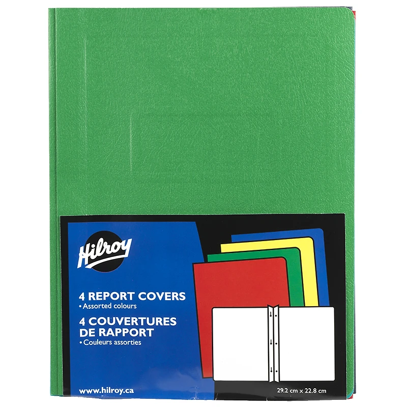Hilroy Report Covers - 4 pack