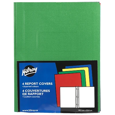 Hilroy Report Covers - 4 pack