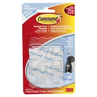 Command Mini Hooks - Clear - 6's
