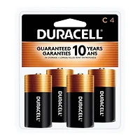 Duracell Coppertop C Alkaline Batteries - 4 pack