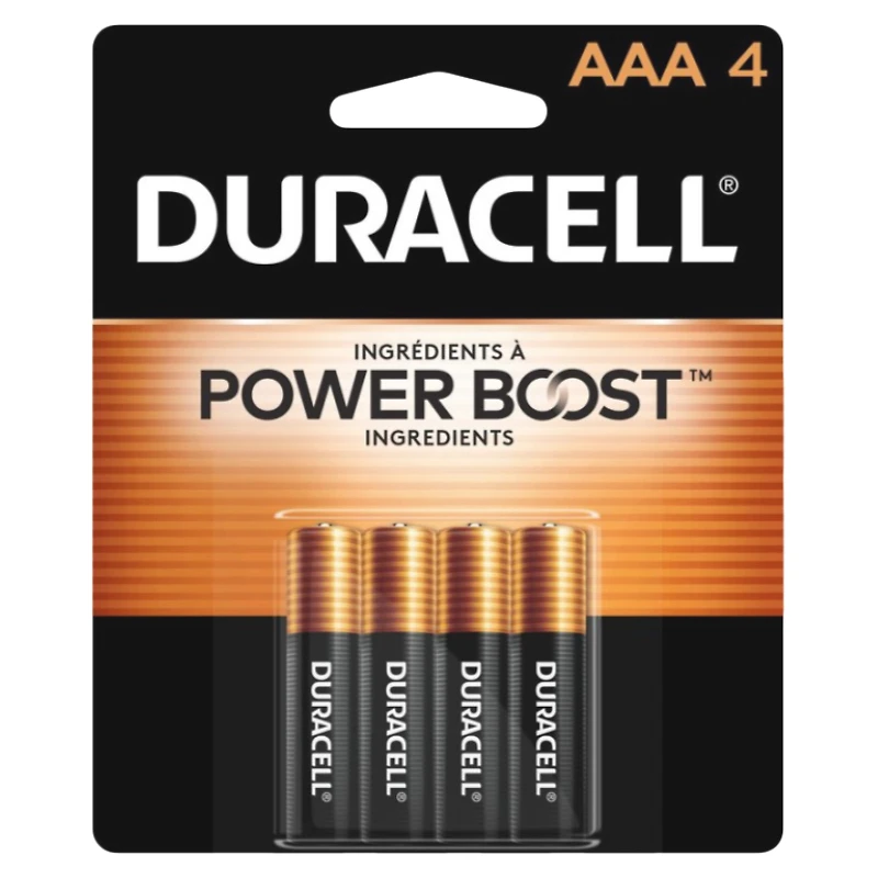 Duracell Coppertop AAA Alkaline Batteries - 4 pack