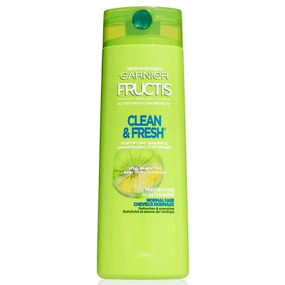 Garnier Fructis Clean & Fresh Shampoo - 370ml
