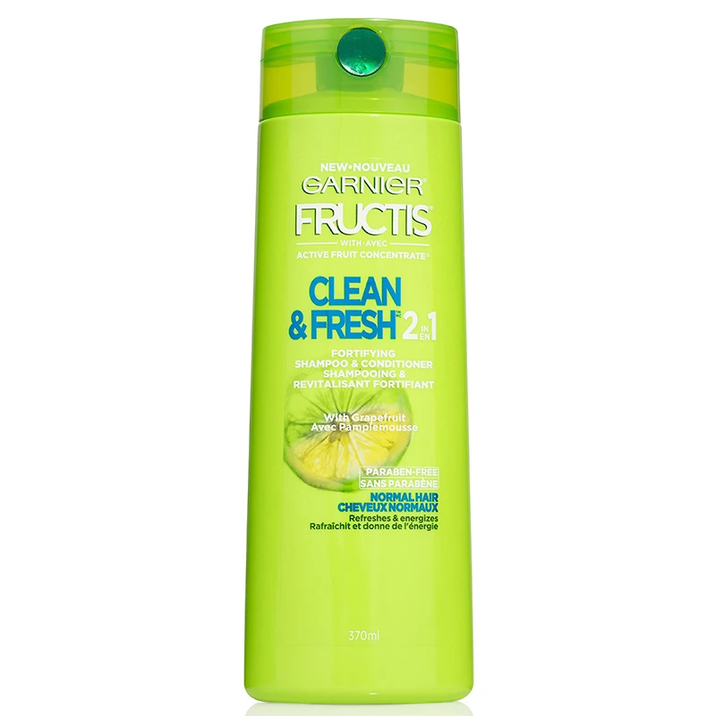 Garnier Fructis Clean & Fresh 2in1 Shampoo & Conditioner - 370ml