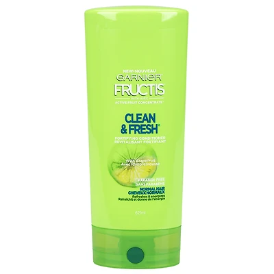 Garnier Fructis Clean & Fresh Conditioner - 621ml