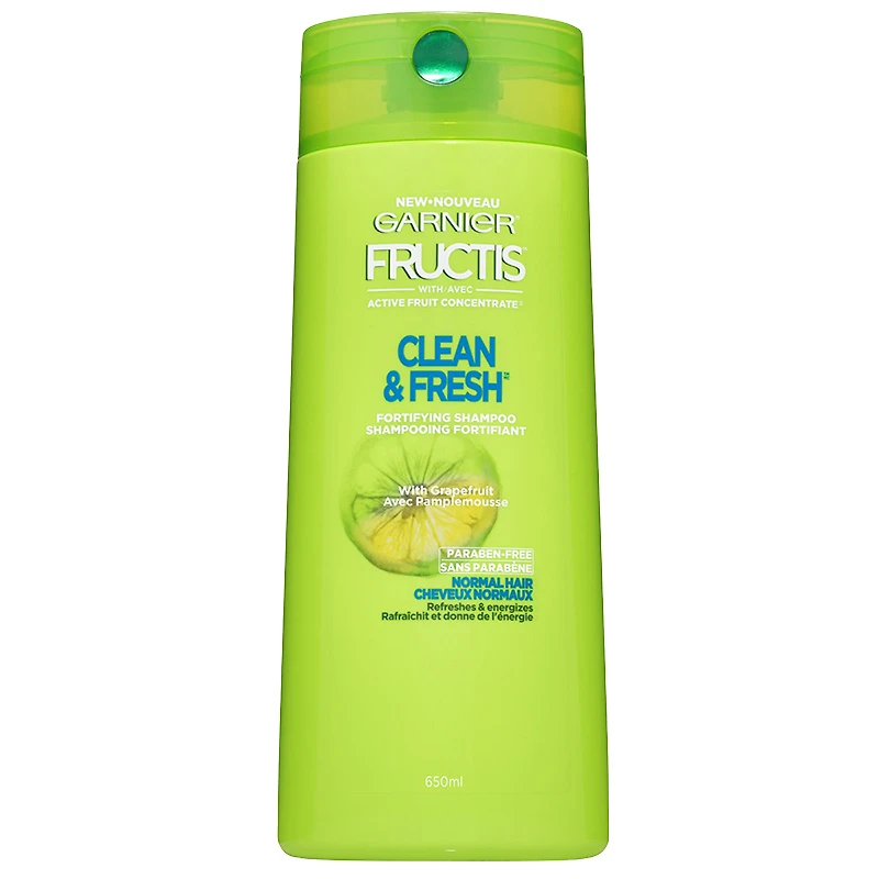 Garnier Fructis Clean & Fresh Shampoo - 650ml