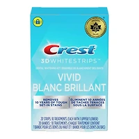 Crest 3D Whitestrips Vivid Teeth Whitening Strips - 10's