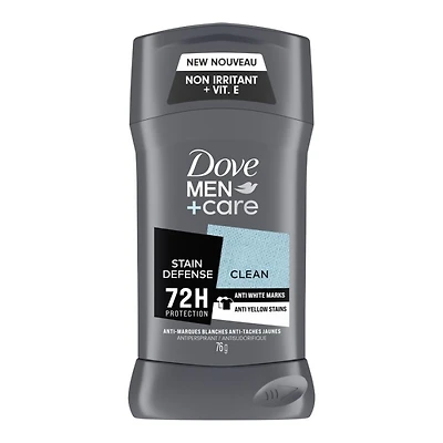 Dove Men+Care Stain Defense Clean Antiperspirant Stick - 76g
