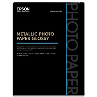 Epson Metallic Photo Paper Glossy - 8.5 x 11inch - 25 Sheets - S045589