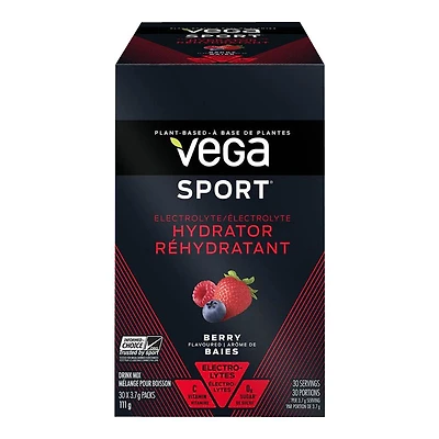 Vega Sport Electrolyte Hydrator - Berry - 30 x 3.7g