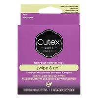 Cutex Swipe & Go Remover Pads - 10's