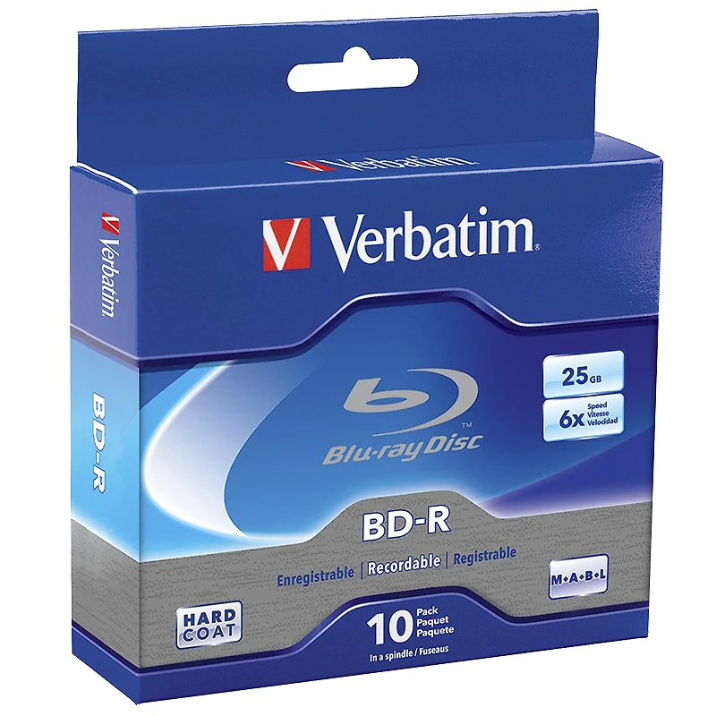 Verbatim BD-R 25GB 6x - 10 pack