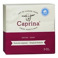 Caprina by Canus Fresh Goat's Milk Soap - Original - 3 x 90g