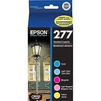 Epson 277 Multi-Pack Colour Ink Cartridges - Cyan/Magenta/Yellow/Light Cyan/Light Magenta - T277920-S