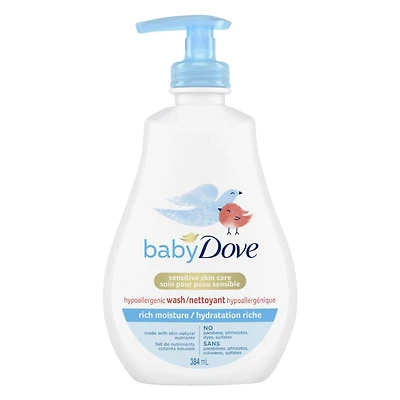 Baby Dove Rich Moisture Tip to Toe Baby Wash - 384ml