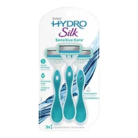 Schick Hydro Silk Sensitive Care Disposable Razor - 5 blades - 3's