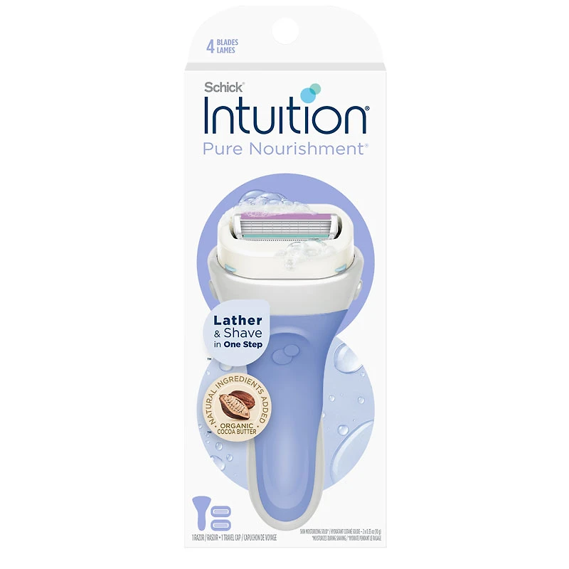 Schick Intuition Pure Nourishment Razor - Coconut Milk & Almond Oil