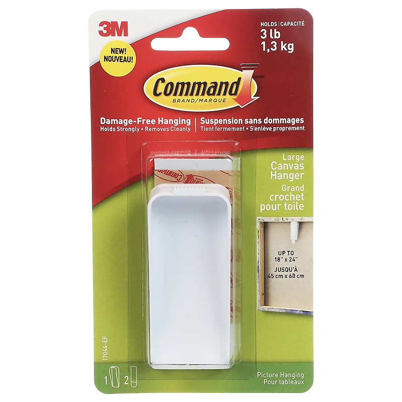 Command Large Canvas Hanger - Single